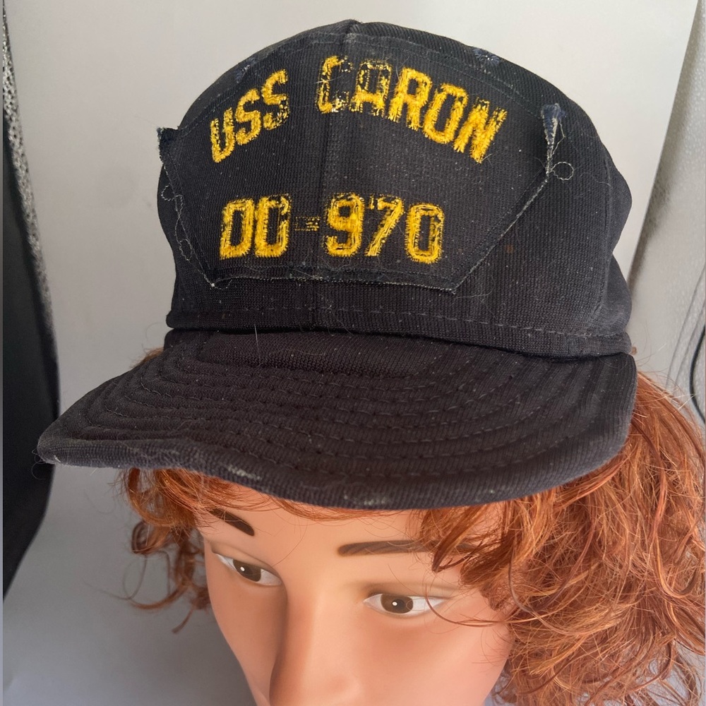 USS Caron Naval Destroyer Uniform Cap